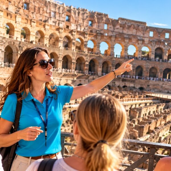 Colosseum and Ancient Rome Private Tour with a licensed guide exploring the Colosseum, Roman Forum and Palatine Hill in Rome.