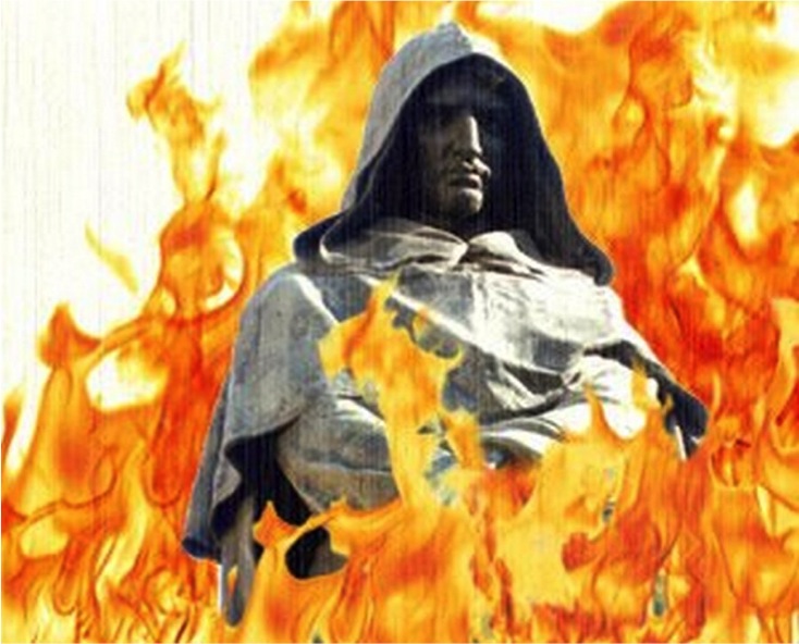 giordano bruno fiamme